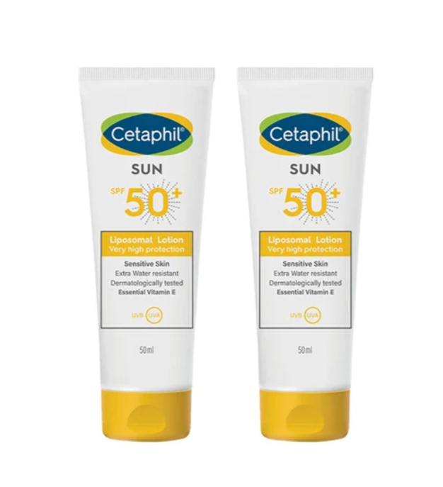 Cetaphil Sun Extreme Spf50+ Sunblock Liposomal Lotion 50ml 1+1 Offer