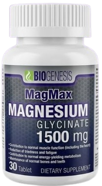 Biogenesis MagMax Magnesium 1500mg 30 Tablets