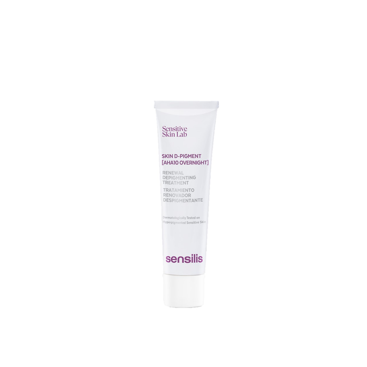 Sensilis Sensitive Skin Lab Skin D-Pigment AHA10 Overnight Renewal Depigmenting Treatment Cream 30ml