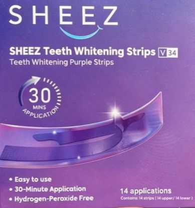 Sheez Teeth Whitening Strips 14 Pieces