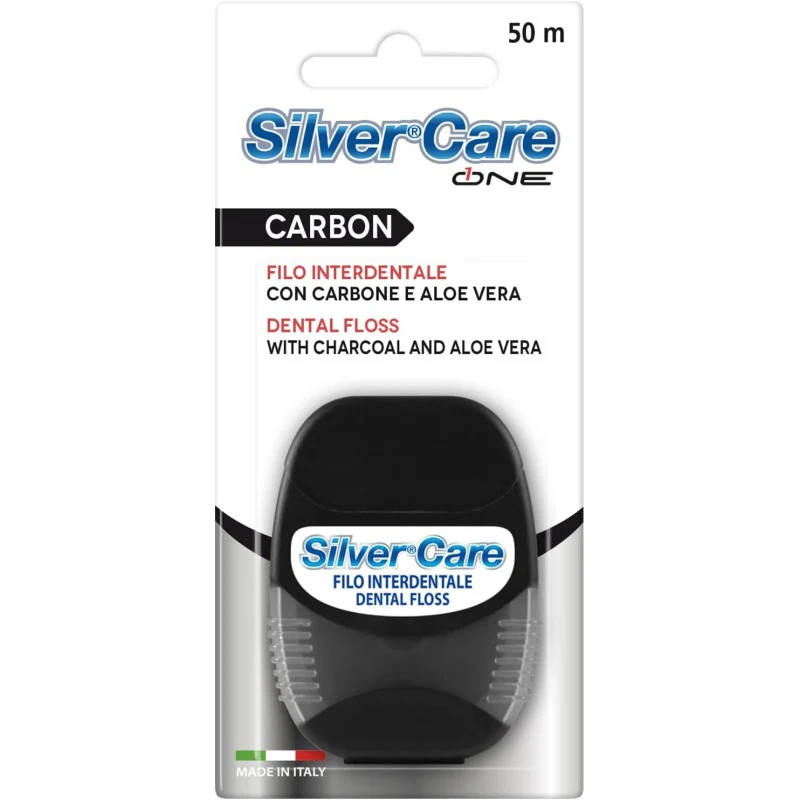 Silver Care Carbon Dental Floss 50m