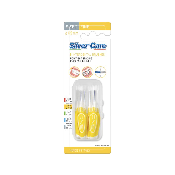 Silver Care Interdental Brush 0.9mm Fine