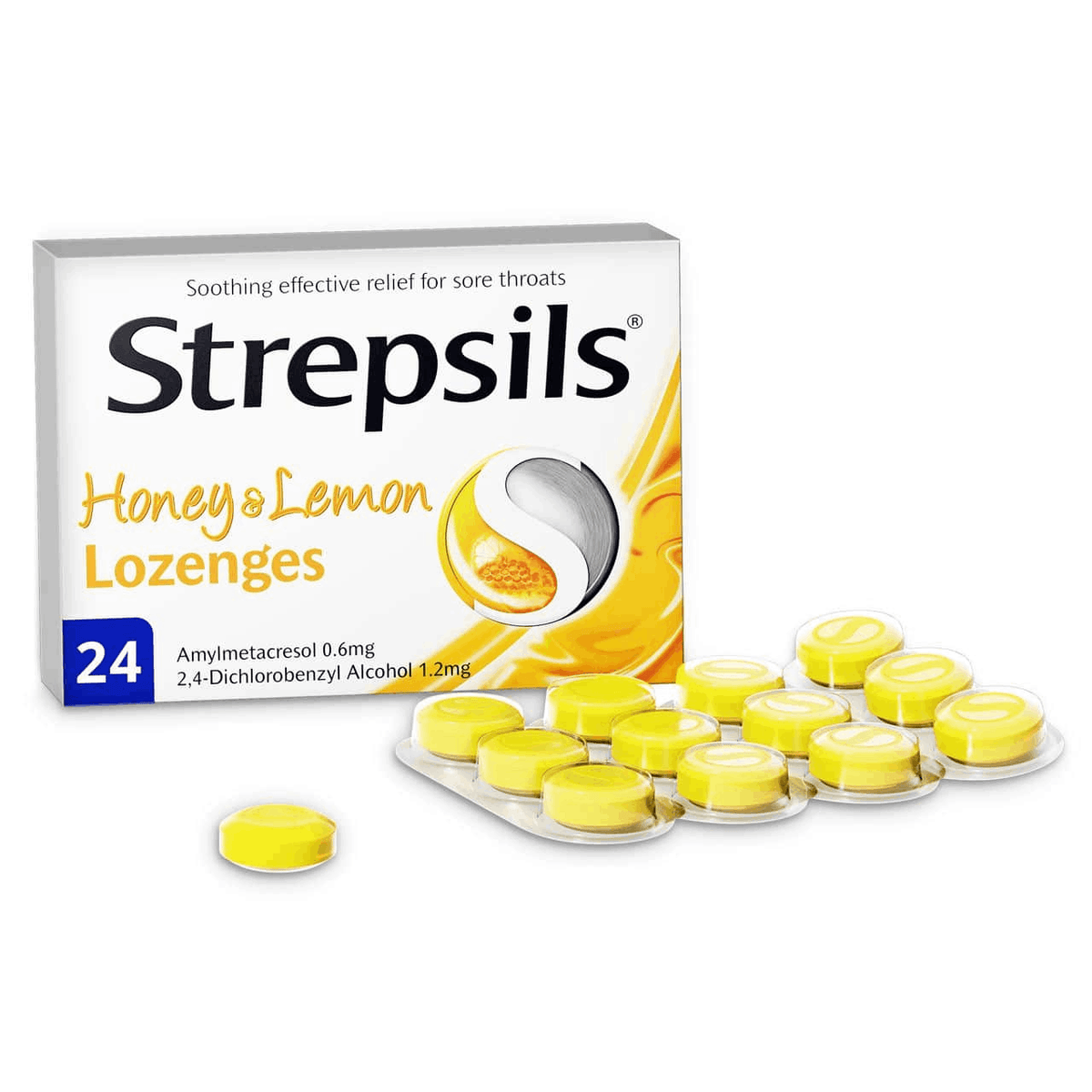 Strepsils Honey And Lemon 24 Lozenges