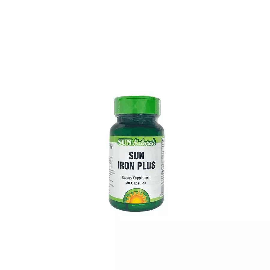 Sun Naturals Iron Plus 30 Capsules