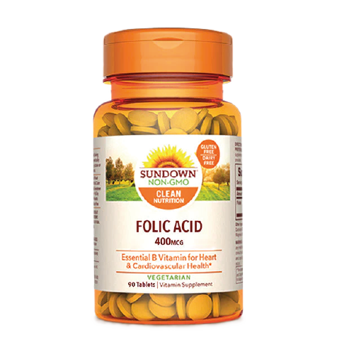 Sundown Folic Acid 400mcg 90 Capsule