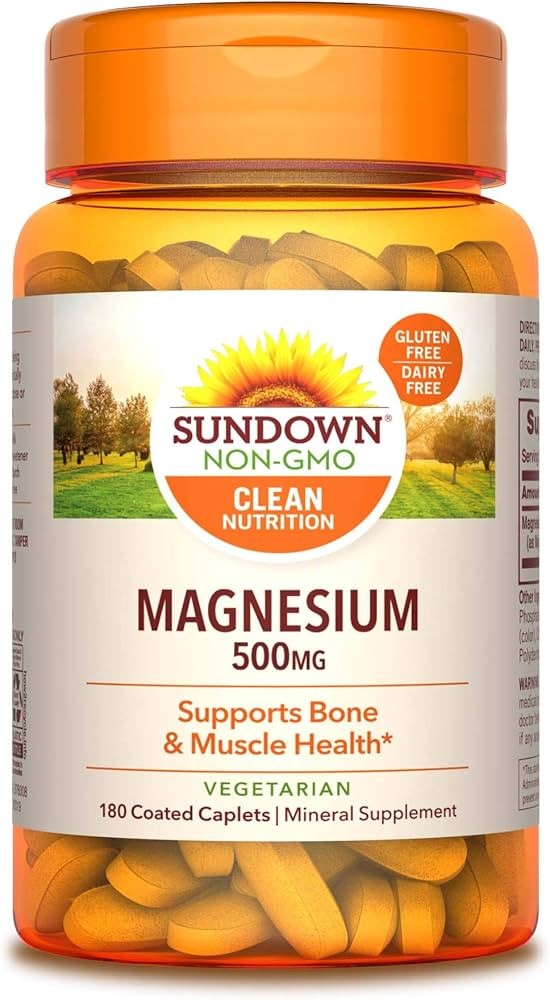 Sundown Magnesium 500mg 180 Tablets