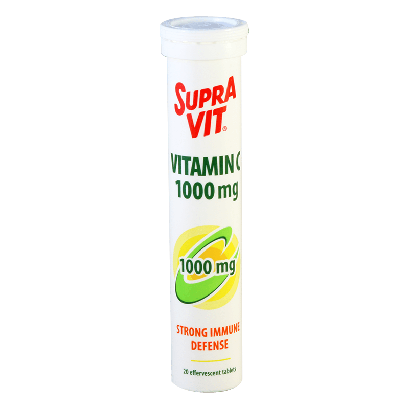Supravit Vitamin C 1000mg 20 Effervest Tablets