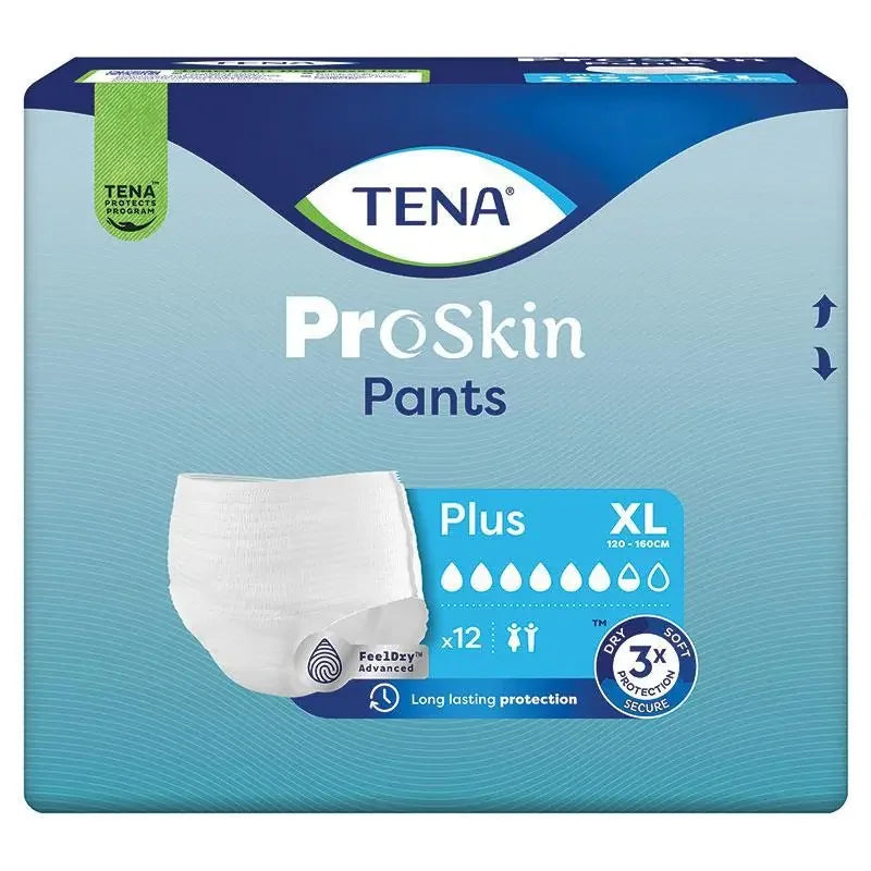 Tena Pants Plus X Large 12 Pieces