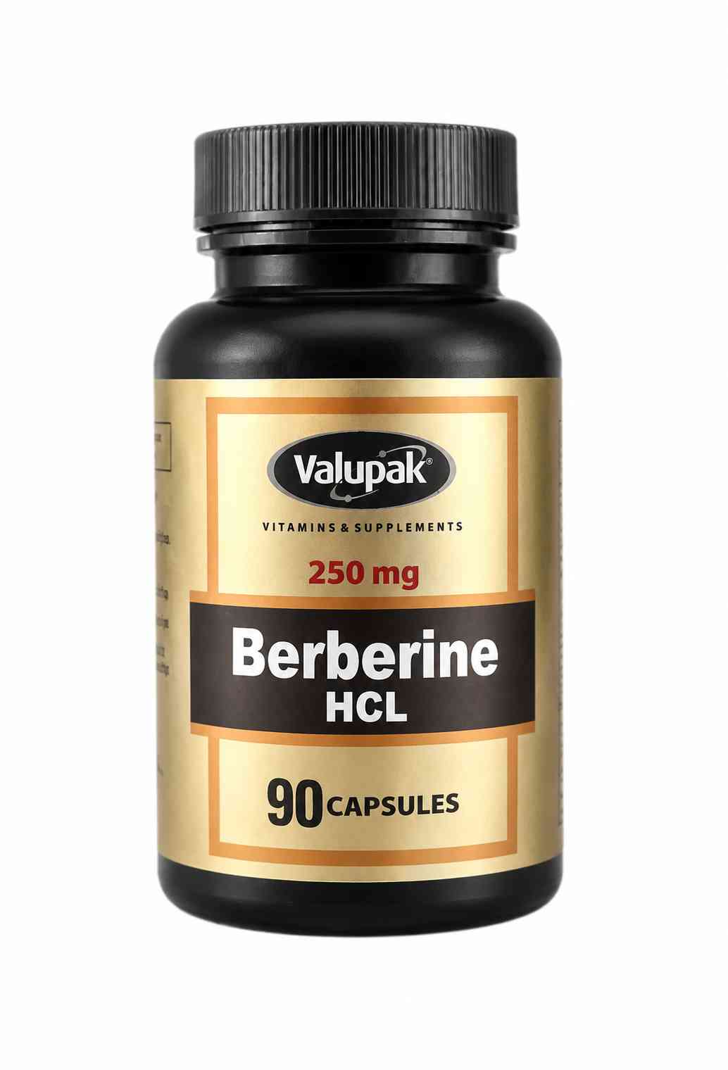 Valupak Berberine HCL 250mg 90 Capsules