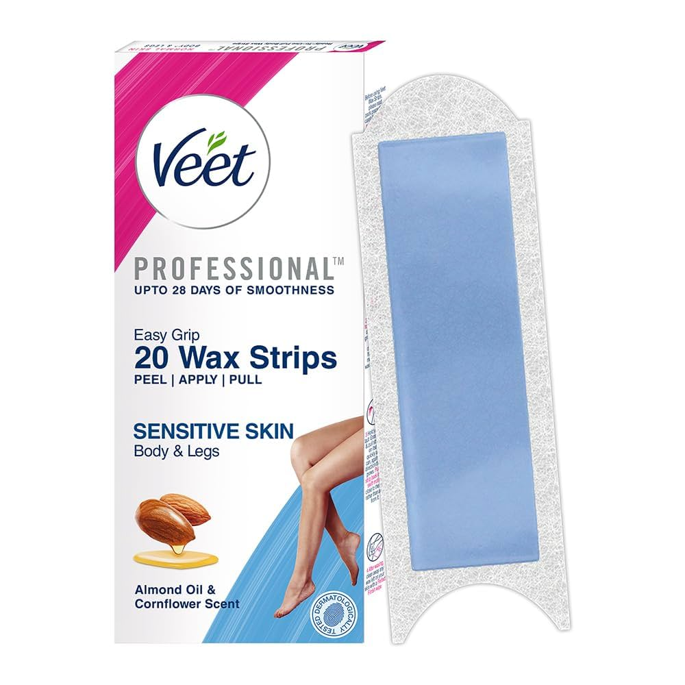 Veet Wax Strips For Sensitive Skin 20 Strips