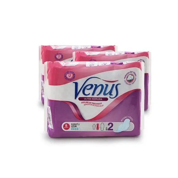 Venus Winged Long Sanitary 8 Pads