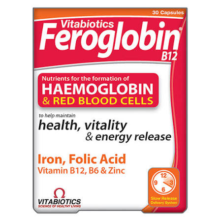 Vitabiotics Feroglobin B12 30 Capsules