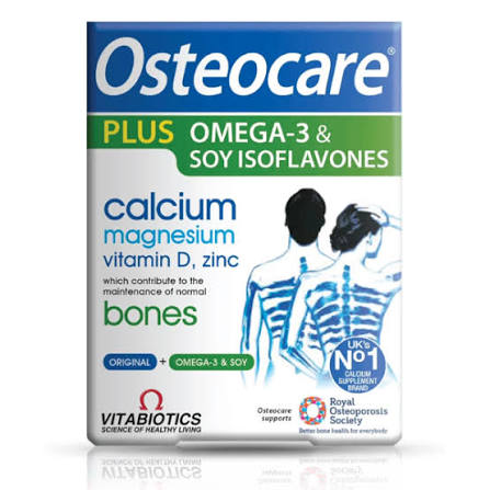 Vitabiotics Osteocare Plus Omega-3 and Soy Isoflavones 84 Tablets