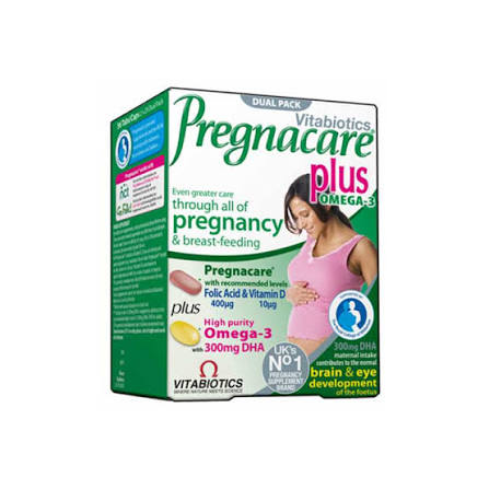 Vitabiotics Pregnacare Plus Omega 3 Dual Pack 56 Tab/Cap