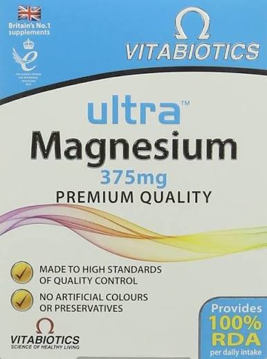 Vitabiotics Ultra Magnesium 375mg 60 Tablet