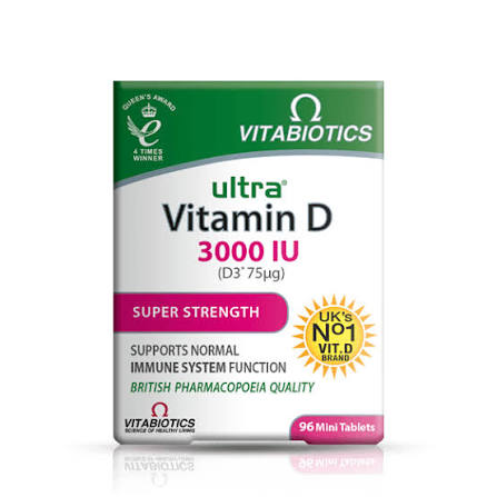 Vitabiotics Ultra Vit D3 1000 IU 96 Tablet