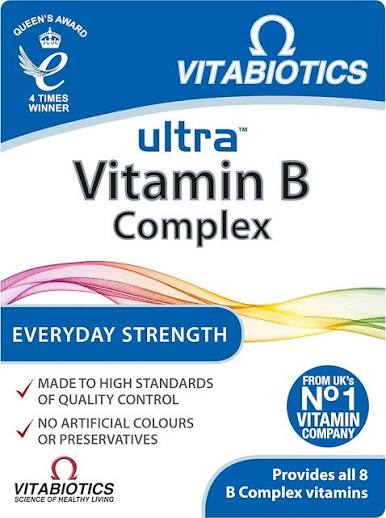 Vitabiotics Ultra Vitamin B Complex 60 Tablets