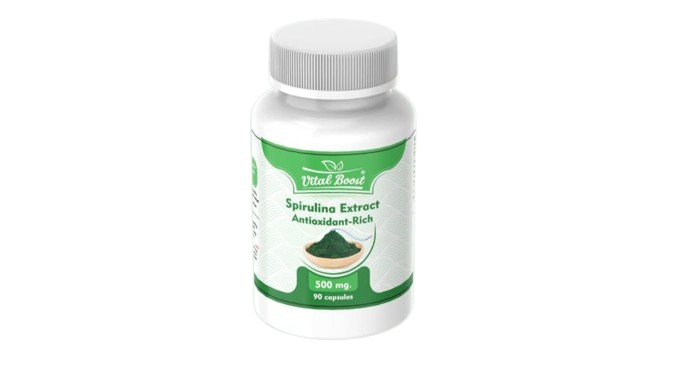 VitalBoost Spirulina Extract 500mg 90 Capules