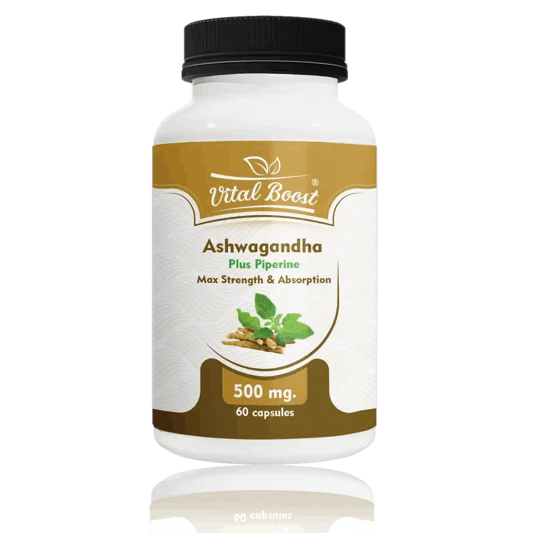 Vital Boost Ashwagandha 500mg 60 Capsules