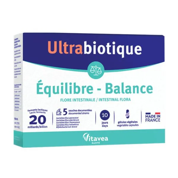 Vitavea Ultrabiotique Balance 10 Capsules