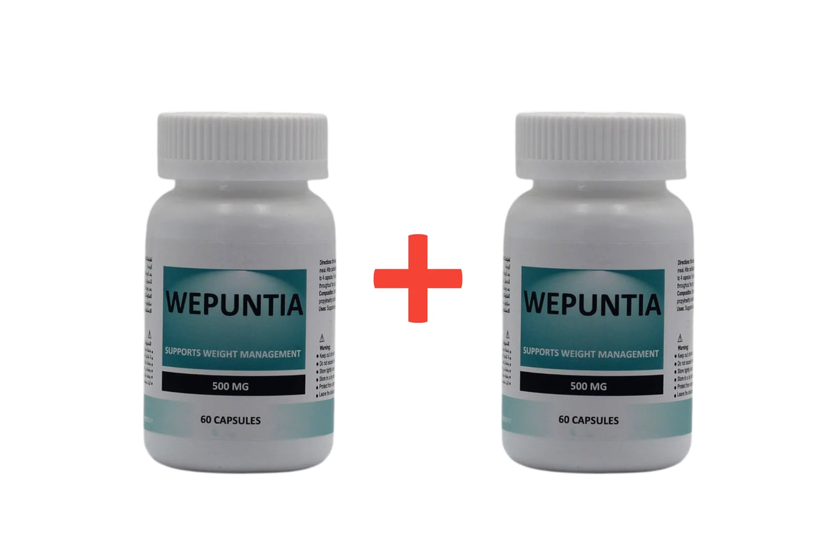 Wepuntia 500mg 60 Capsules 1+1 Offer