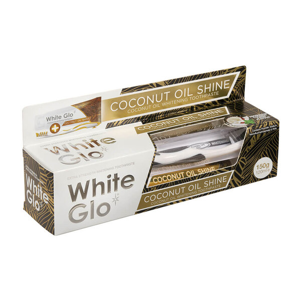 White Glo Coconut Oil Pulling Toothpaste 120ml