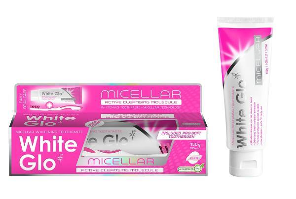 White Glo Micellar Active Whitening Toothpaste 150g