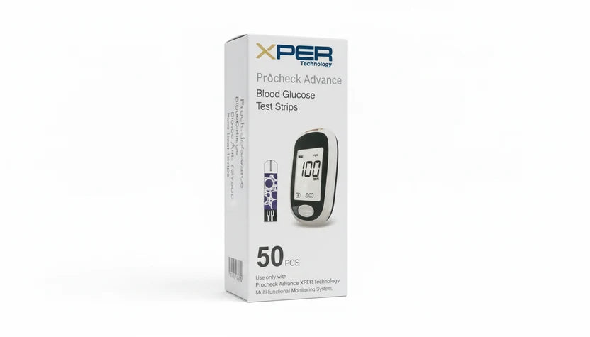 Xper 50 Glucose Test Strips