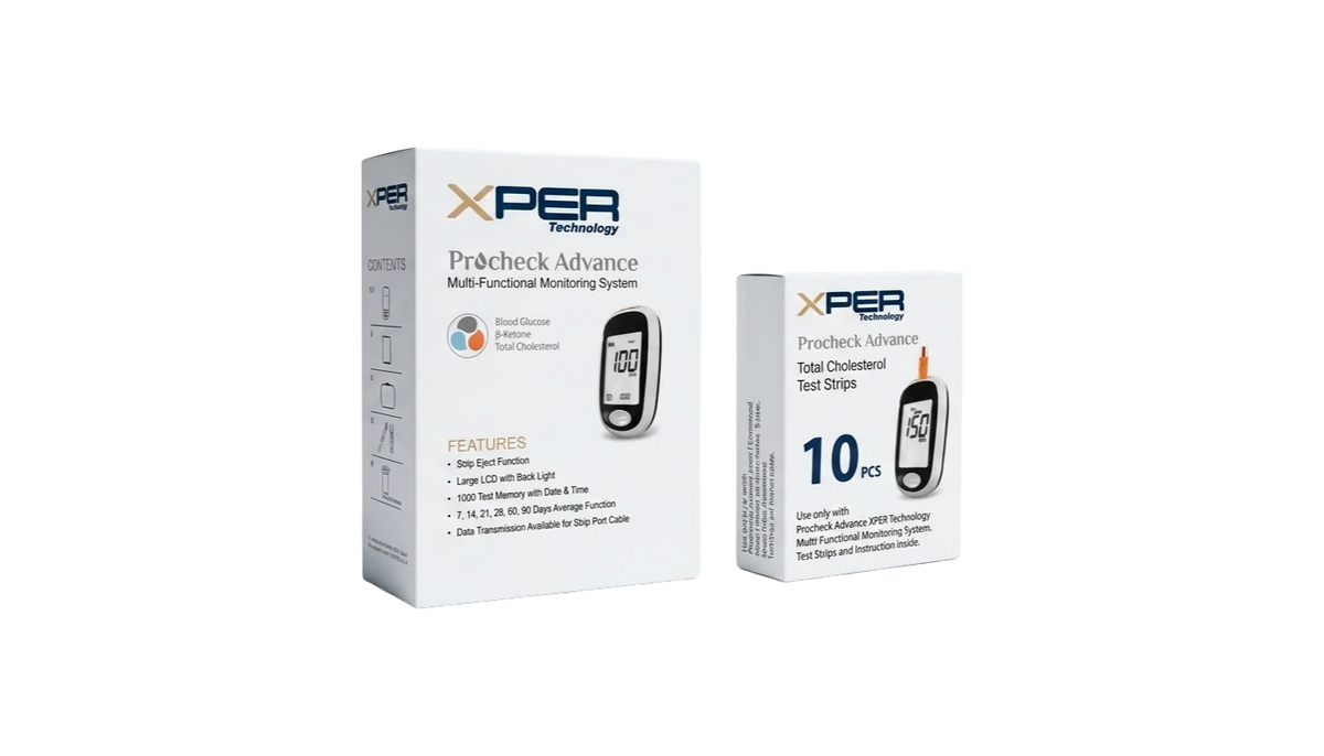 Xper Device + 10 Total Cholesterol Strips Offer