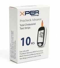 Xper Total Cholesterol Test 10 Strips